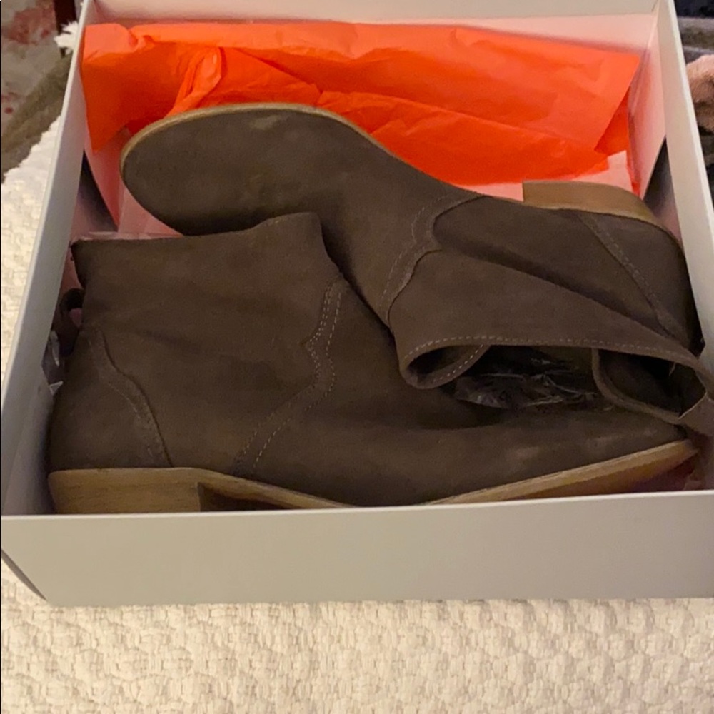 Sole society suede bootie